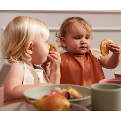 Filibabba Bib With Ties 2 Pack – Chestnuts