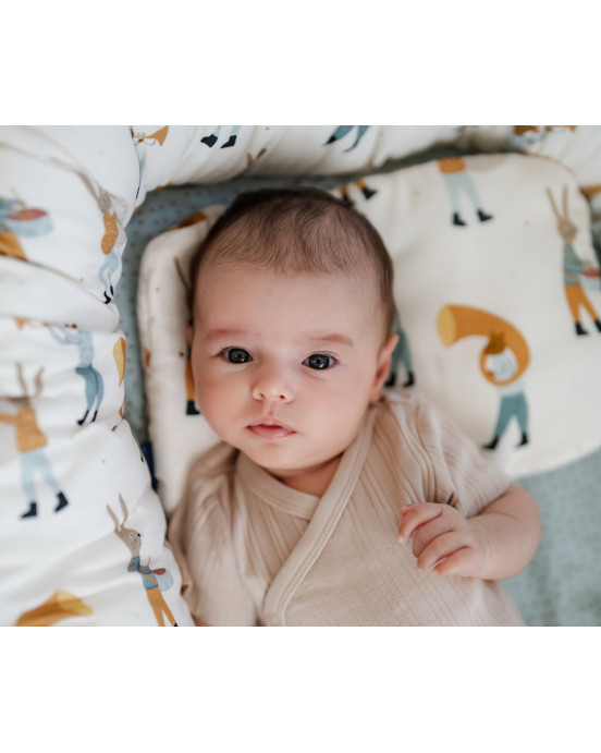 Bebe Βρεφικό Μαξιλάρι Bamboo Bright Luna