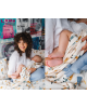 Bamboo Κουβέρτα Swaddle Dundee & Friends Blue
