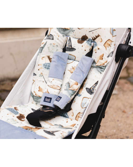 Jersey Seat Belt Cover Simbo Velvet Wind Blue