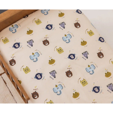 Σεντόνι Κούνιας Bebe Mignon Blue
