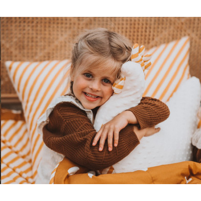 Kura Sheela Stripes – Ecru