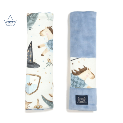 Jersey Seat Belt Cover Prince Velvet Wind Blue