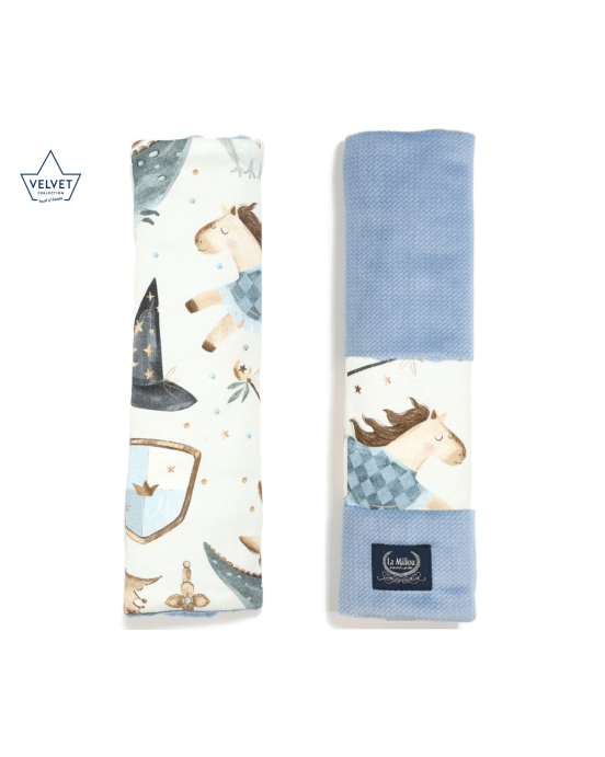 Jersey Seat Belt Cover Prince Velvet Wind Blue