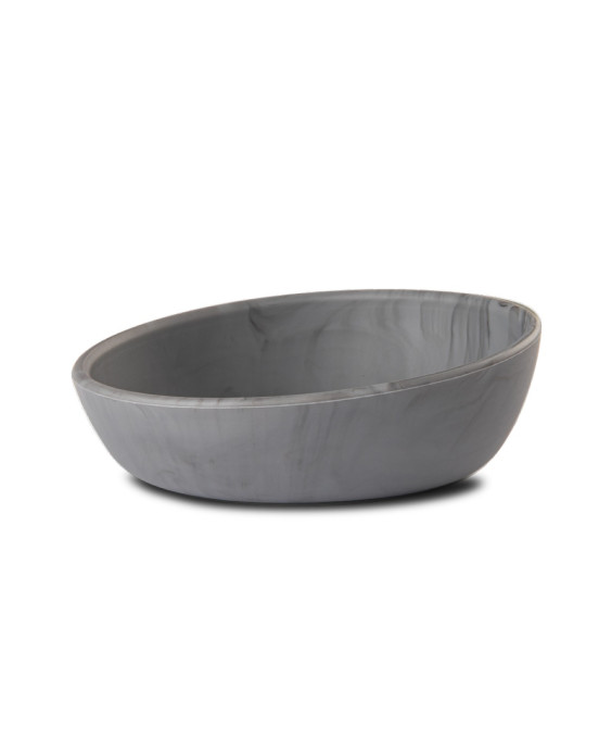 Eeveve Silicone Small Bowl – Marble Granite Gray