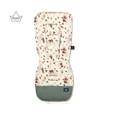 Προστατευτικό Καροτσιού Hug me Velvet Khaki – Multi