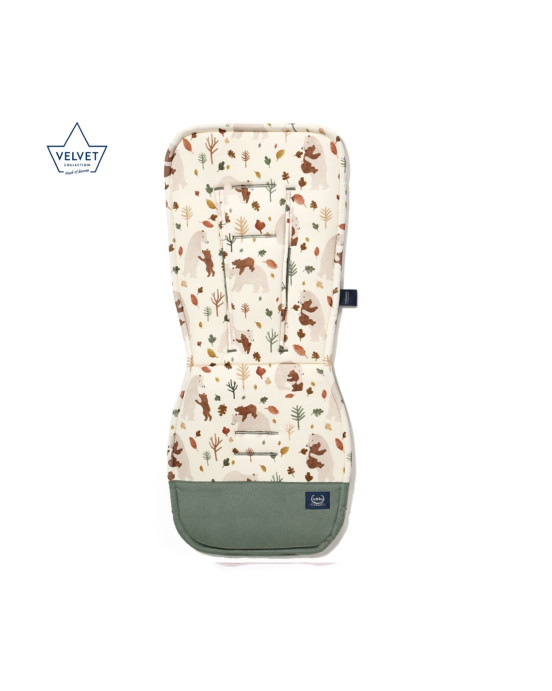 Προστατευτικό Καροτσιού Hug me Velvet Khaki – Multi