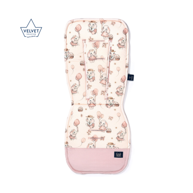 Προστατευτικό Καροτσιού Rossie Velvet Smoke Rose – Multi