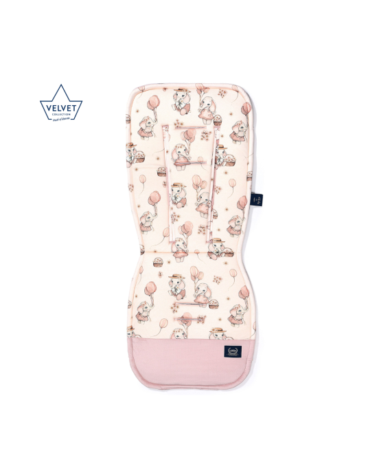 Προστατευτικό Καροτσιού Rossie Velvet Smoke Rose – Multi