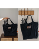 Velvet Black Shopper Bag Scream