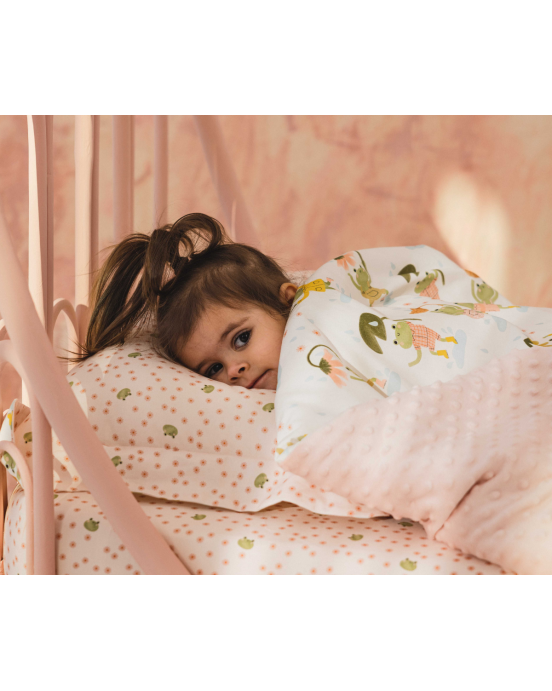 Κουβέρτα Rossie Smoke Rose – L