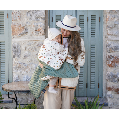 Κουβέρτα Rossie Smoke Rose – M