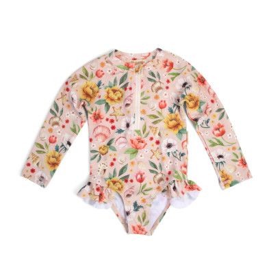 Filibabba Vilje UV Suit Ocean Blossom – M