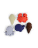 Filibabba – Silicone Sand Toys 5 pieces – Blue Mix