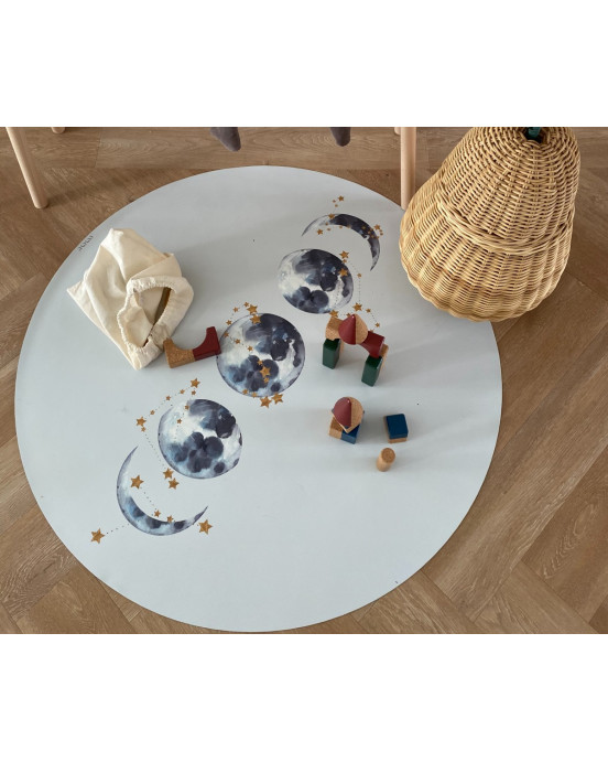 Eeveve Round Floor Mat – Lunar Eclipse