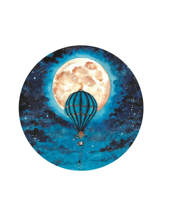 Eeveve Round Floor Mat – Air Balloon