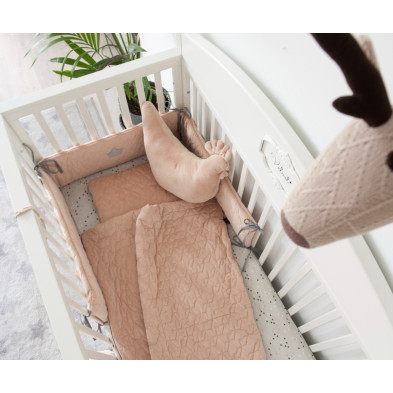 Velvet Κουβέρτα Smoke Rose – M