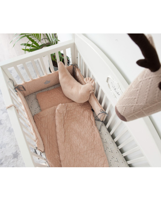 Velvet Κουβέρτα Smoke Rose – M