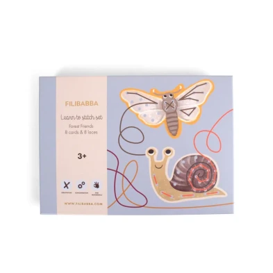 Filibabba Learn to Stitch Set – Forest Friends