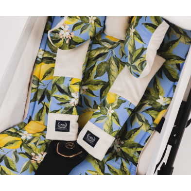 Jersey Seat Belt Cover Positano Velvet Rafaello