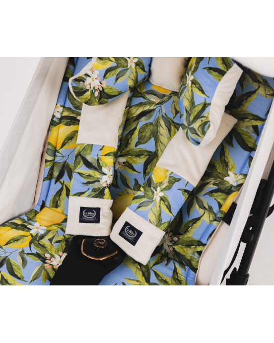 Jersey Seat Belt Cover Positano Velvet Rafaello