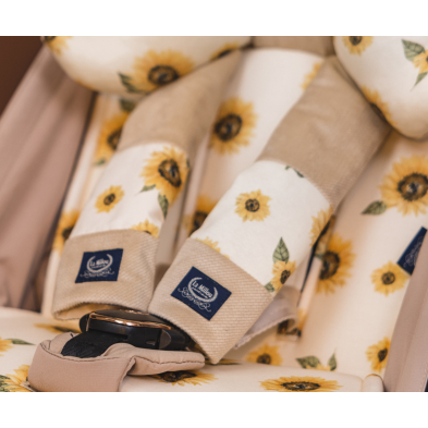 Jersey Seat Belt Cover Sunlover Velvet Sand