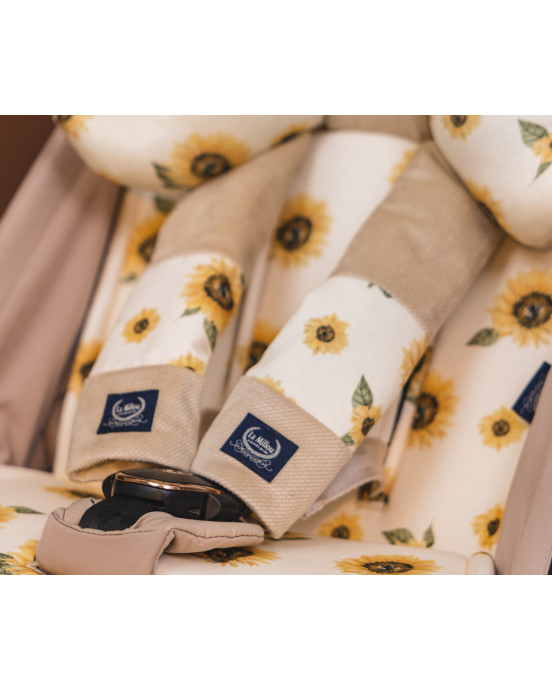 Jersey Seat Belt Cover Sunlover Velvet Sand