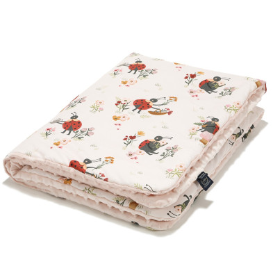 Κουβέρτα Mirella- Minky Powder Pink – L