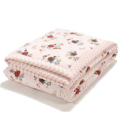 Κουβέρτα Mirella- Minky Powder Pink – XL