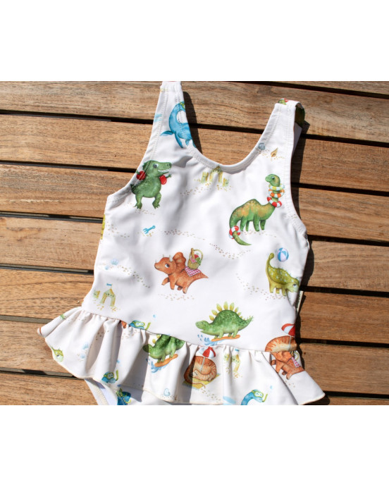 Filibabba Eva Swimsuit Dino Beach – S