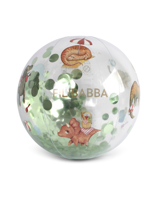 Filibabba – Beach Ball – Dino Beach Confetti