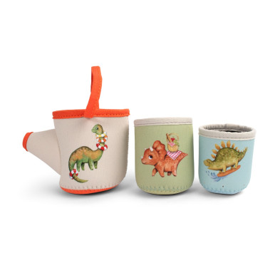 Filibabba – Neoprene Βath Τoys – Dino Beach Activity Cups