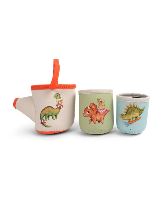 Filibabba – Neoprene Βath Τoys – Dino Beach Activity Cups