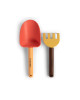 Filibabba – Beach Shovel & Rake Set – Peach Mix