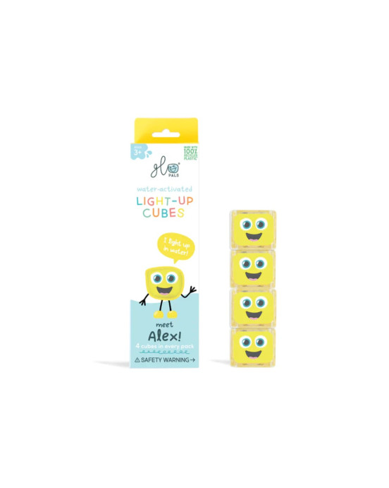Glo Pals 4 Pack Light Up Cubes – Alex