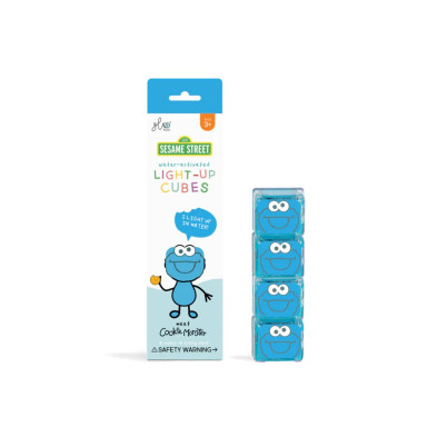 Glo Pals 4 Pack Light Up Cubes – Cookie Monster