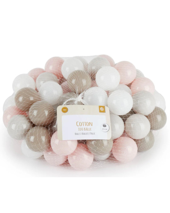 Bieco Σετ Μπάλες Cotton 100τμχ