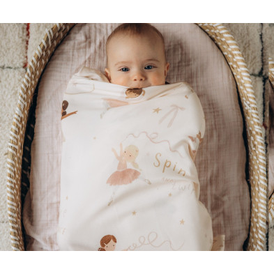 Bamboo Κουβέρτα Swaddle Ballerine