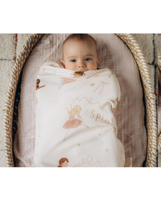 Bamboo Κουβέρτα Swaddle Ballerine