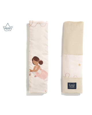 Jersey Seat Belt Cover Ballerine Velvet Sand
