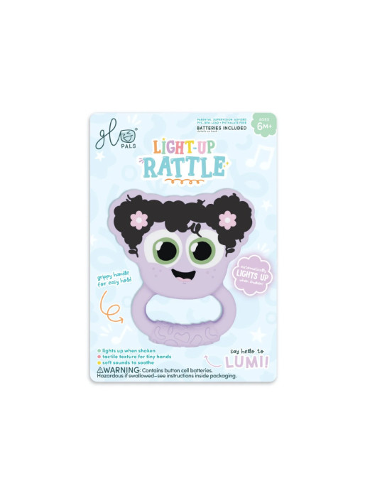 Glo Pals Light Up Rattle -Lumi