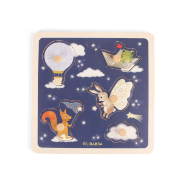 Filibabba Wooden Sensory Puzzle – Little Adventurers