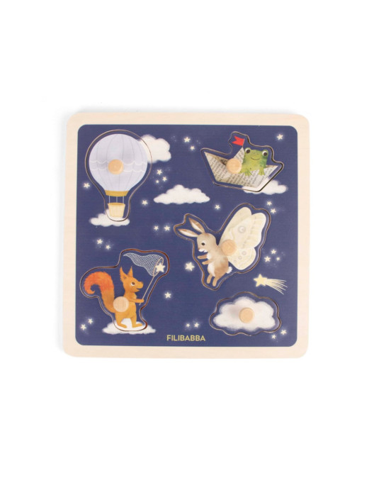 Filibabba Wooden Sensory Puzzle – Little Adventurers