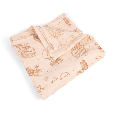 Swaddle Diaper 120×120 – Dreamy Adventurers