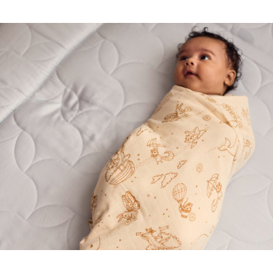 Swaddle Diaper 120×120 – Dreamy Adventurers