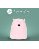 Mary’s Παιδικό Φωτάκι Νυκτός RGB Μικρό Αρκουδάκι Ροζ