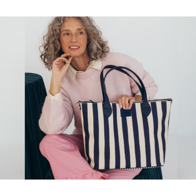 Mommy’s Bag Stripes Navy