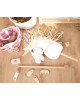 Bieco Hobby Horse Unicorn White Rainbow