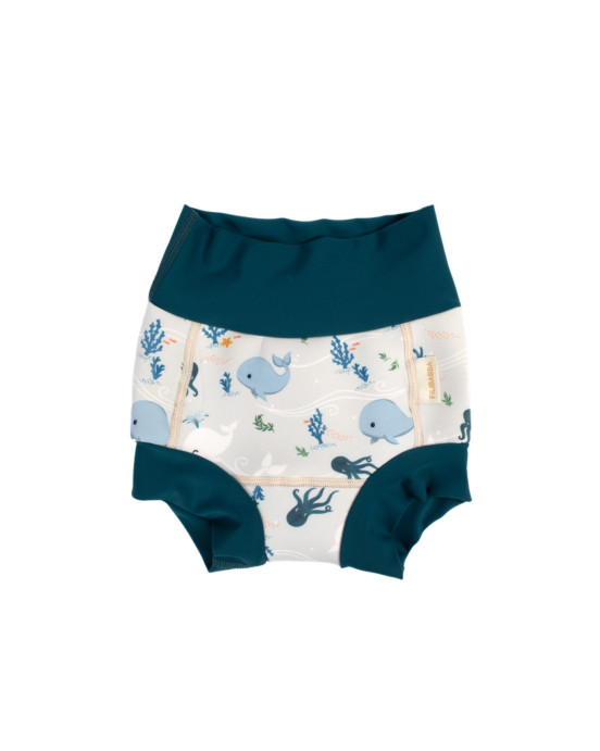 Filibabba Lucca Baby Swim Pants – Christian’s Whale Tale – M