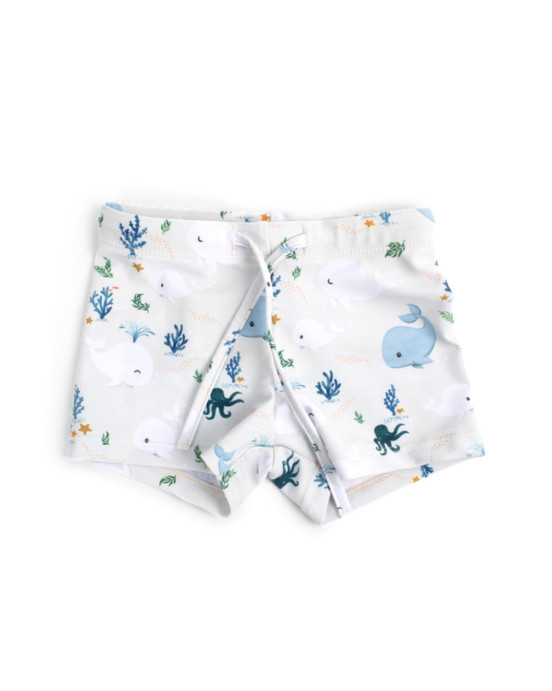 Filibabba Orla Swimming Shorts Christian’s Whale Tales – S